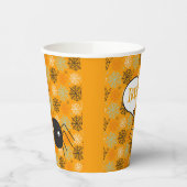 Cute spin en spinweb gepatterd papieren bekers (Links)