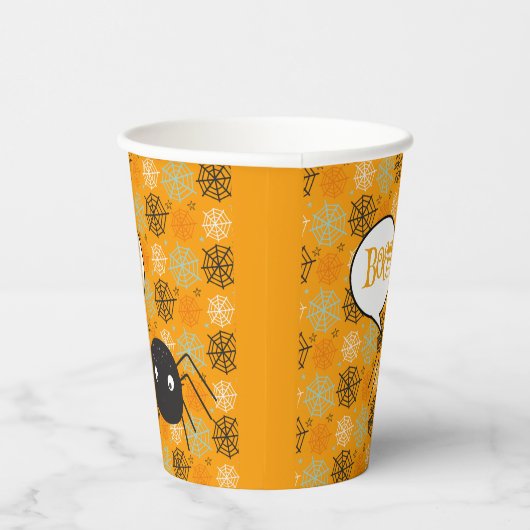 Cute spin en spinweb gepatterd papieren bekers (Rechts)