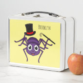 Cute spin in bovenste hoed cartoon (In situ)