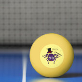 Cute spin in bovenste hoed cartoon pingpongbal (Net)