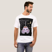 Cute Spin op Glanzende Web T-Shirt (Voorkant volledig)