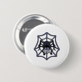 Cute spin op het web ronde button 5,7 cm (Voorkant /achterkant)