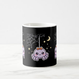 Cute Spin op Web met Glitters Halloween Koffiemok