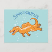 Cute Spinosaurus Briefkaart (Voorkant)