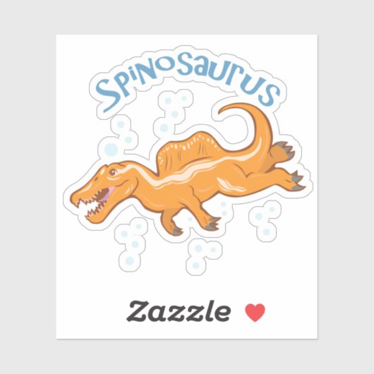 Cute Spinosaurus Sticker (Vel)
