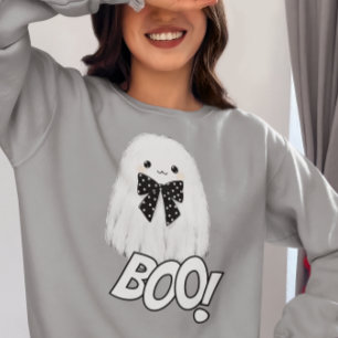 Cute Spook Boo Fluffy Halloween Trui
