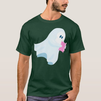 Cute spook die een boek leest t-shirt