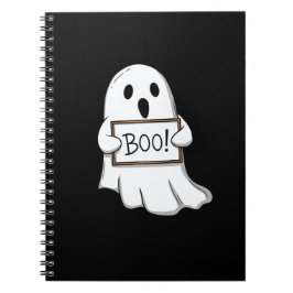 Cute Spookachtige BOO Plezier Notitieboek