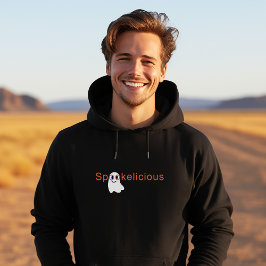 Cute Spookelicious Eye Glasses glimlend Ghost Hoodie