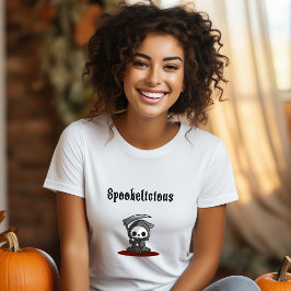 Cute Spookelicious Halloween Grim Reaper T-shirt