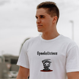 Cute Spookelicious Halloween Grim Reaper T-shirt