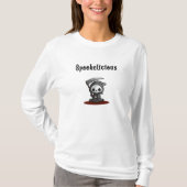 Cute Spookelicious Halloween Grim Reaper T-shirt (Voorkant)