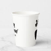 Cute spookface paper cups voor Halloween party Papieren Bekers (Rechts)