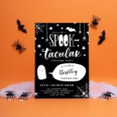 Cute Spooktacular Black Kinder Halloween Birthday Kaart