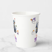 Cute Spooktacular Halloween Birthday Papieren Bekers (Links)