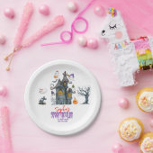 Cute Spooktacular Halloween Birthday Papieren Bordje (Feest)