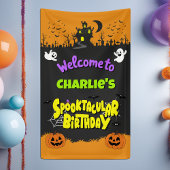 Cute Spooktacular Halloween Fun Birthday Welcome Spandoek