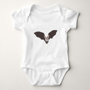 Cute Spooky Bat Illustration Romper