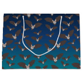Cute Spooky Bat Pattern Groot Cadeauzakje (Voorkant)