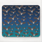 Cute Spooky Bat Pattern Muismat (Voorkant)
