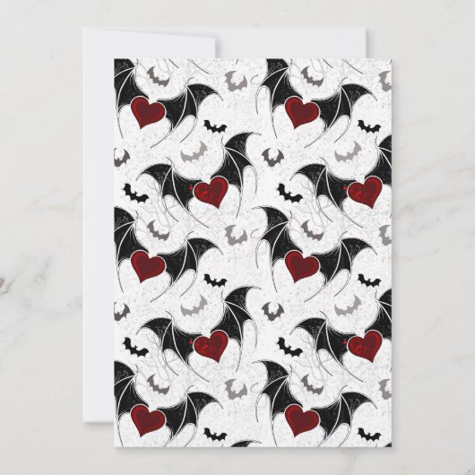 Cute Spooky Calligraphy Halloween Feest Kaart (Achterkant)