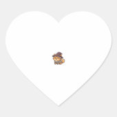 Cute Spooky Dog � Kawaii Halloween Puppy Classic T Hart Sticker (Voorkant)