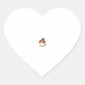 Cute Spooky Dog � Kawaii Halloween Puppy Classic T Hart Sticker (Voorkant)