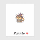 Cute Spooky Dog � Kawaii Halloween Puppy Classic T Sticker (Vel)