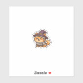 Cute Spooky Dog � Kawaii Halloween Puppy Classic T Sticker (Vel)