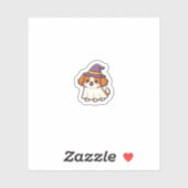 Cute Spooky Dog � Kawaii Halloween Puppy Classic T Sticker (Vel)
