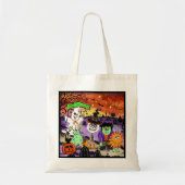 Cute Spooky Funny Halloween Trick or treat Tote Bag (Voorkant)