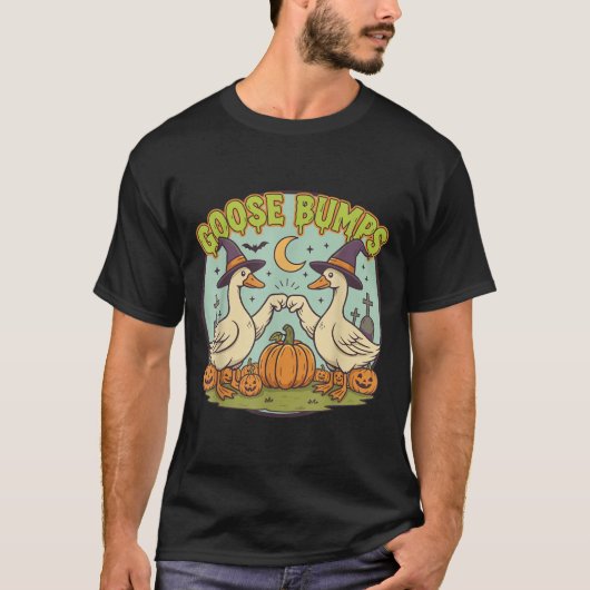 Cute Spooky Gans Shirt Funny Halloween Gans (Voorkant)