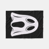 Cute Spooky Geest Halloween Kostuum Fleece Deken (Voorkant (Horizontaal))