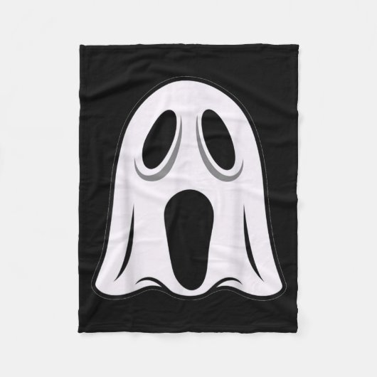 Cute Spooky Geest Halloween Kostuum Fleece Deken (Voorkant)