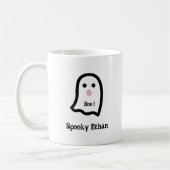 Cute Spooky Ghost Boo Koffiemok (Links)