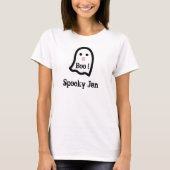 Cute Spooky Ghost Boo T-Shirt (Voorkant)
