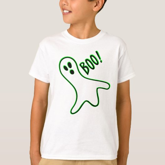 Cute Spooky Ghost Boys Halloween Trick or treat T-shirt (Voorkant)