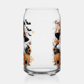Cute Spooky Halloween-elementen glazen blik (Links)