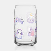 Cute Spooky Halloween-elementen glazen bus (Links)