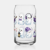 Cute Spooky Halloween-elementen glazen bus (Links)