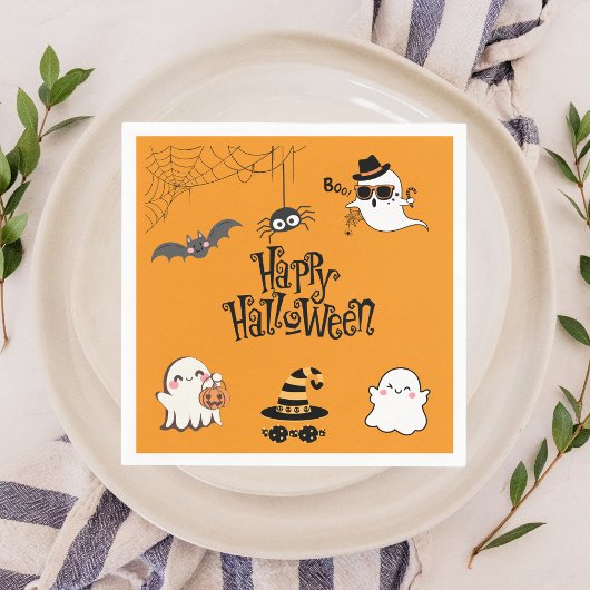 Cute & Spooky Halloween-feestservetjes Servet