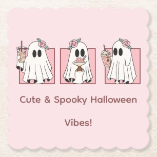 Cute & Spooky Halloween Papieren Onderzetters – Ka