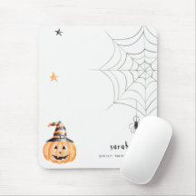 Cute Spooky Halloween Pumpkin Spider Web Stars