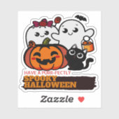 Cute Spooky Halloween Sticker (Vel)