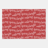 Cute Spooky-kerstgastheer Inpakpapier Vel (Voorkant 3)