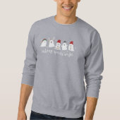 Cute Spooky-kerstgeesten Sweatshirt (Voorkant)