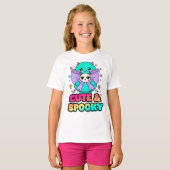 Cute & Spooky Monster Sweatshirt with Skulls & Sta (Voorkant volledig)