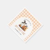 Cute Spooky One Halloween Ghost 1st Birthday Servet (Hoek)