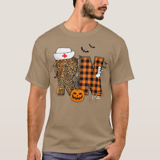 Cute Spooky Season Funny RN Nurse Halloween Costum T-shirt