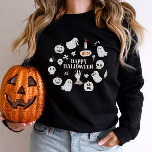 Cute Spooky Season Pumpkin Halloween Trui